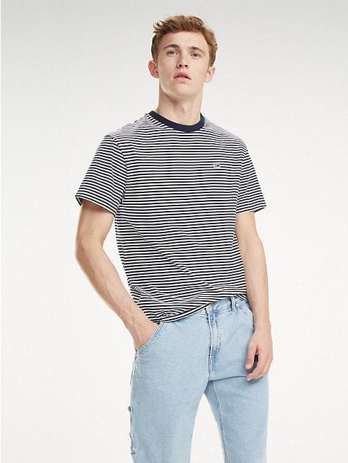 tommy jeans classic stripe t shirt